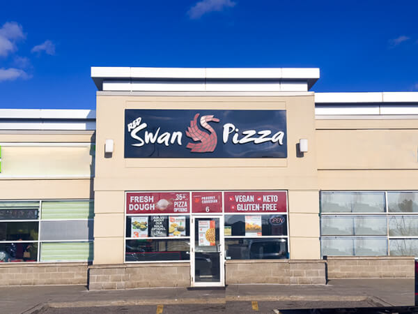 Red swan pizza store